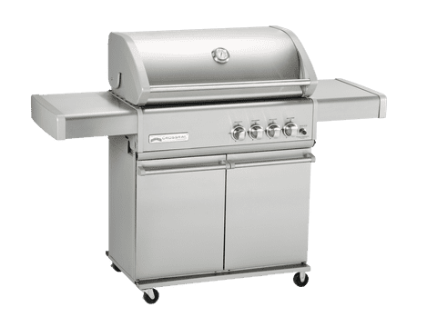 CROSSRAY Outdoor Kitchen with 4-burner in-built infrared BBQ and trolley